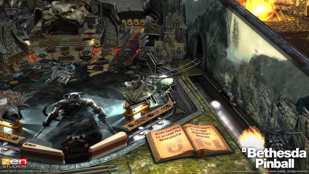 Bethesda Pinball : Skyrim